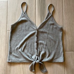 Wild fable target gray cami with tie
